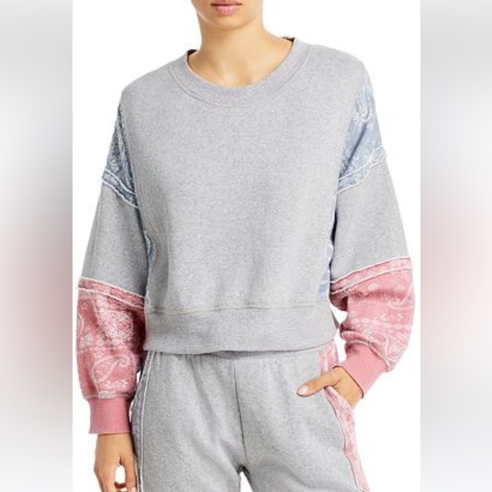 Gray vintage Havana crew neck